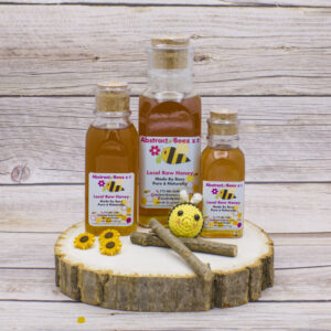 Raw Florida honey, pure and natural, Muth glass jar