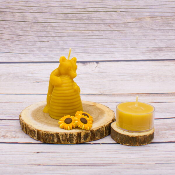 bear & hive beeswax candle pure and natural