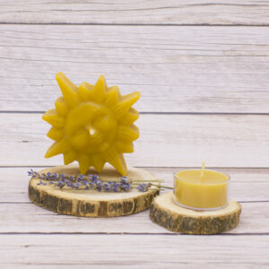 radiant sun beeswax candle florida pure and natural
