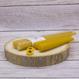 Classic taper beeswax candles pure and natural