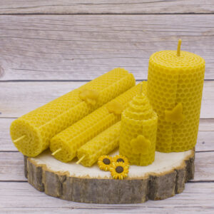 Rolled Beeswax Candles
