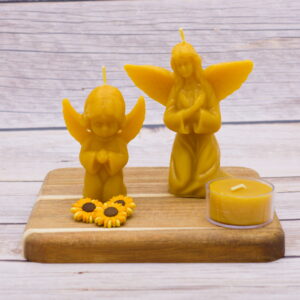 angel beeswax candle florida pure and natural