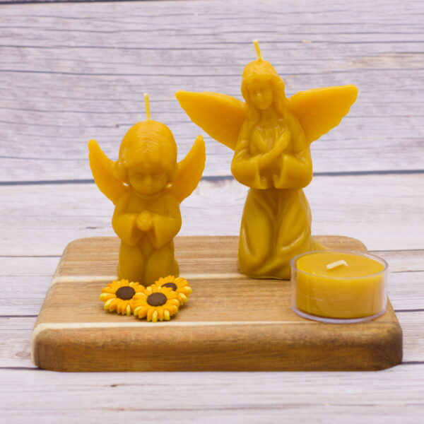 angel beeswax candle florida pure and natural