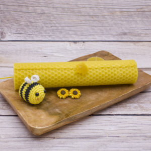 classic column rolled beeswax candle Florida Beeswax