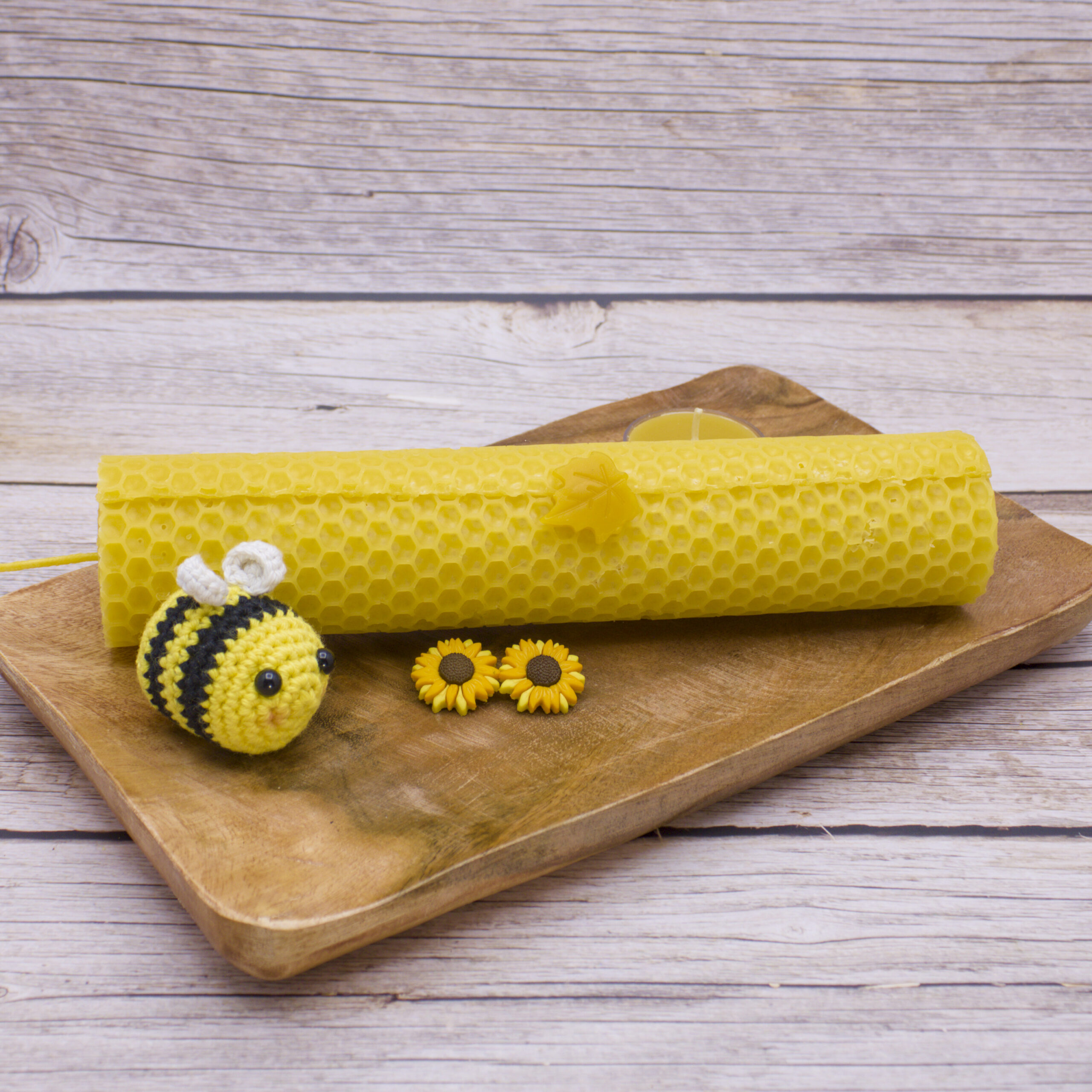 classic column rolled beeswax candle Absstract Beezzz classic column rolled beeswax candle Florida Beeswax