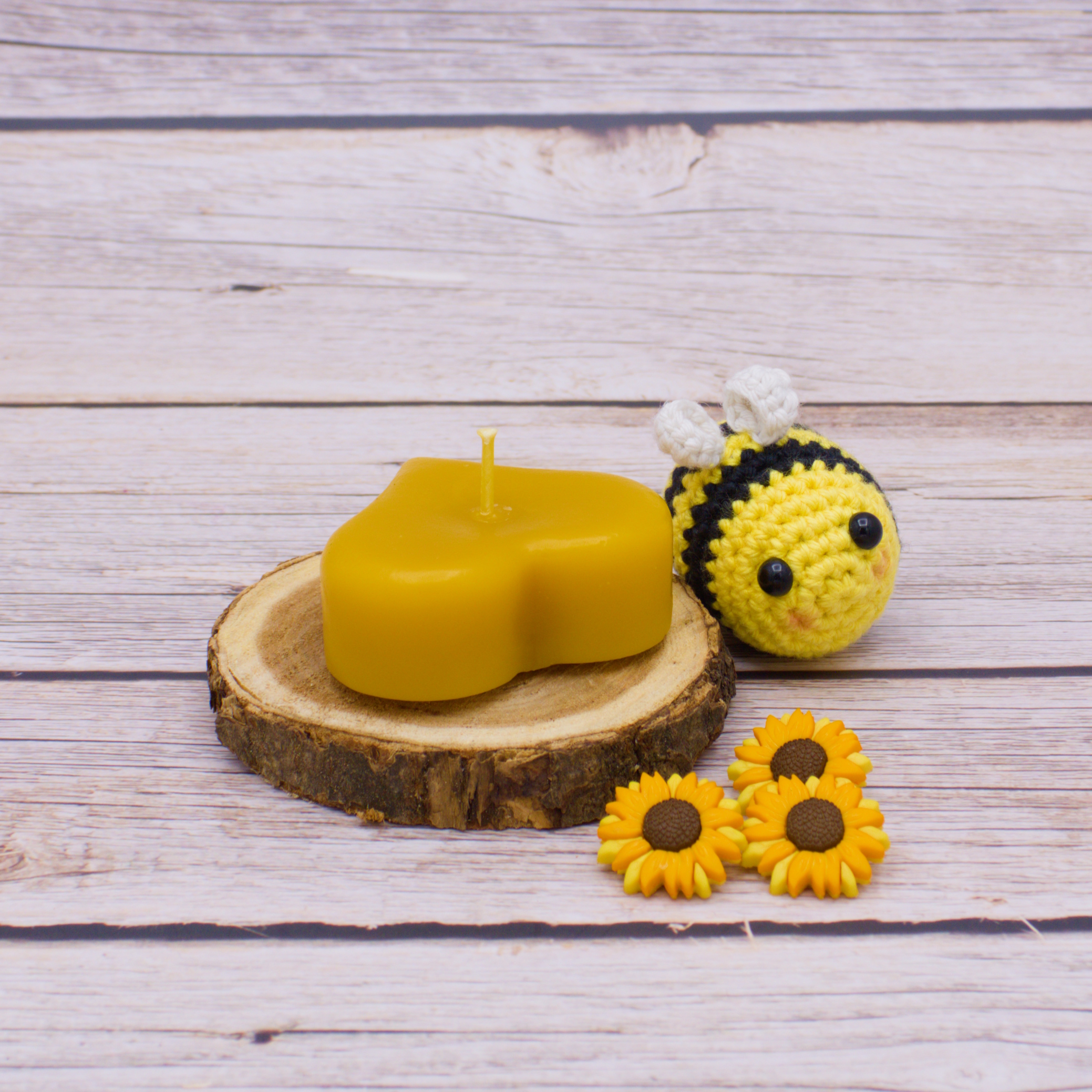 floating heart beeswax candle Abstract Beezzz floating heart beeswax candle pure and natural