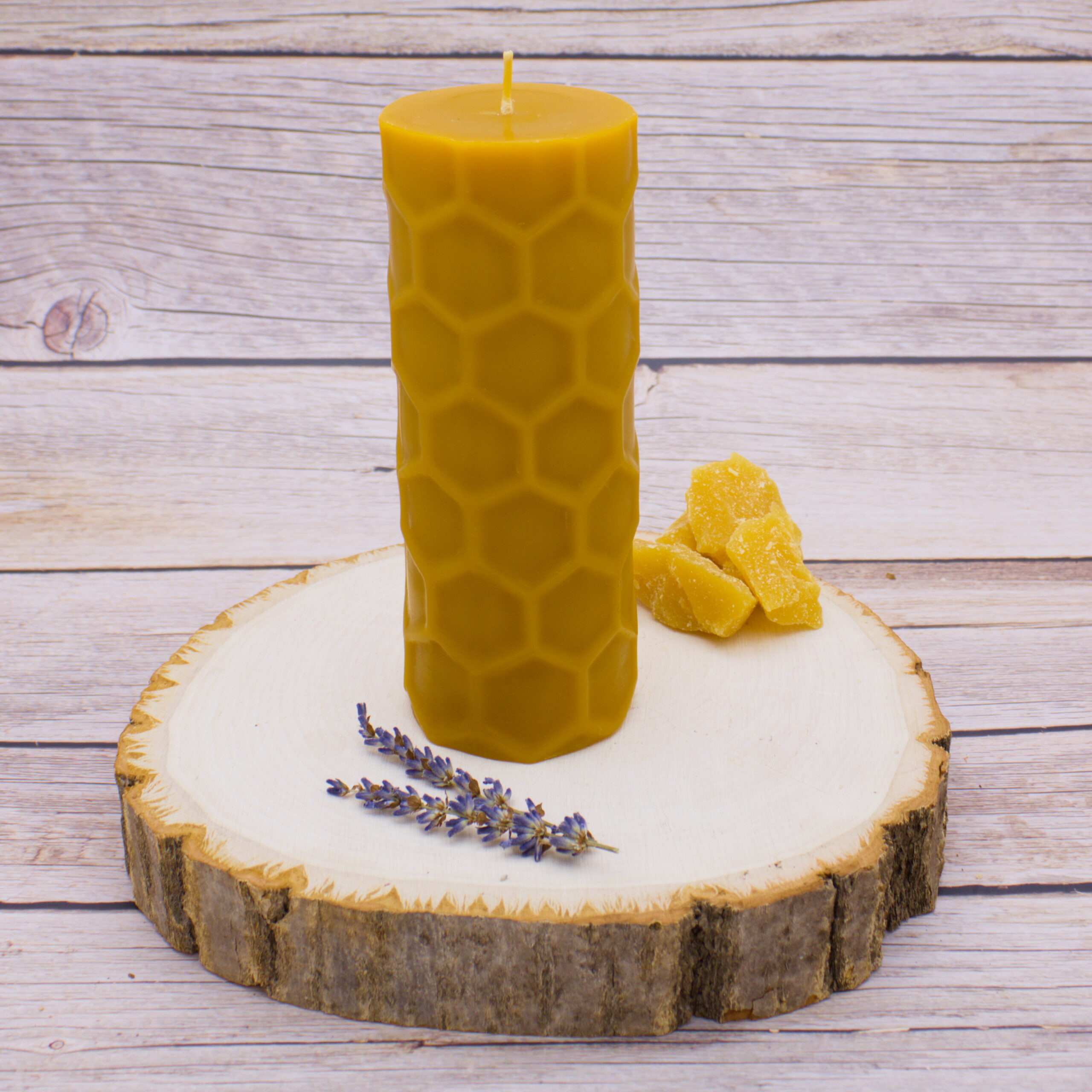 honeycomb pillar beeswax candle Abstract Beezzz honeycomb pillar beeswax candle pure and natural
