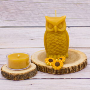 owl beeswax candle florida beeswax