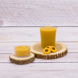 votive beeswax candle florida pure and natural