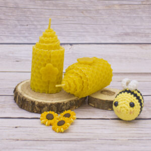 votive rolled beeswax candle Florida Beeswax
