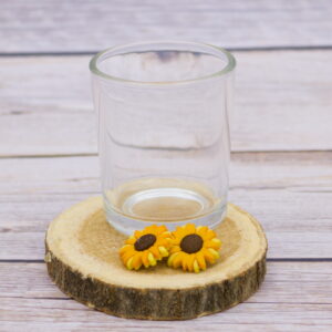 classic votive candle holder – clear glass